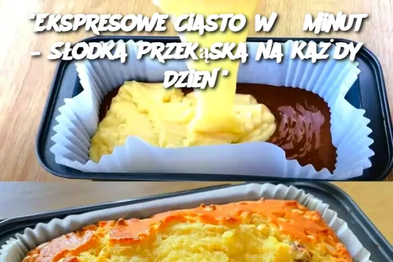 Ekspresowe Ciasto w 5 Minut – Słodka Przekąska na Każdy Dzień