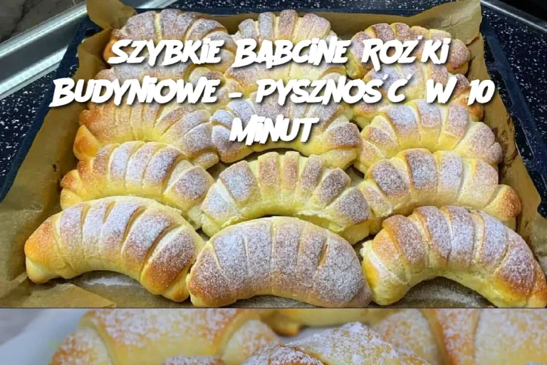 Szybkie Babcine Rożki Budyniowe – Pyszność w 10 minut