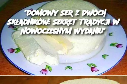 Domowy Ser z Dwóch Składników: Sekret Tradycji w Nowoczesnym Wydaniu