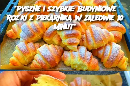 Pyszne i Szybkie: Budyniowe Rożki z Piekarnika w Zaledwie 10 Minut