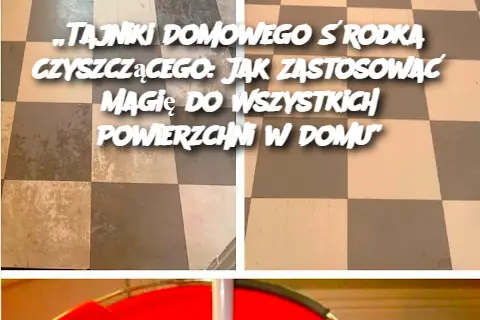 Tajniki Domowego Środka Czyszczącego: Jak Zastosować Magię do Wszystkich Powierzchni w Domu