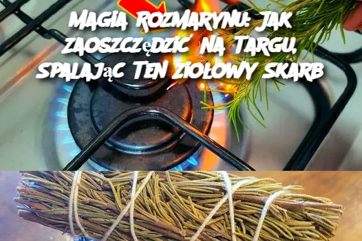 Magia Rozmarynu: Jak Zaoszczędzić na Targu, Spalając Ten Ziołowy Skarb