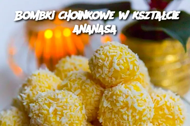 Bombki choinkowe w kształcie ananasa