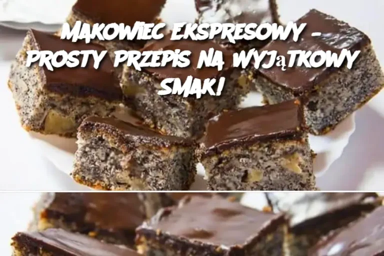 Makowiec Ekspresowy – Prosty Przepis na Wyjątkowy Smak!