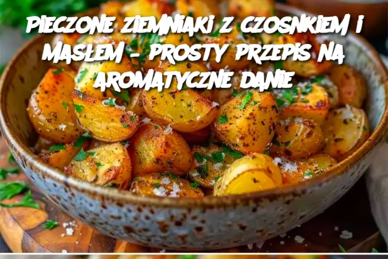 Pieczone ziemniaki z czosnkiem i masłem – prosty przepis na aromatyczne danie