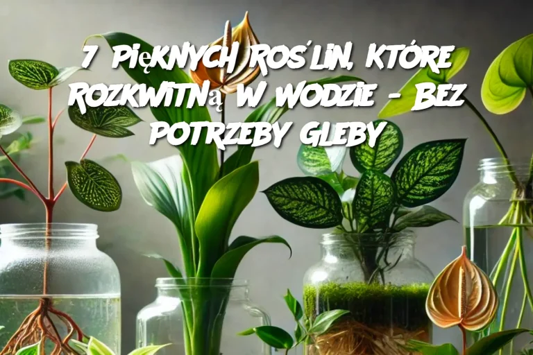 7 Pięknych Roślin, Które Rozkwitną w Wodzie - Bez Potrzeby Gleby