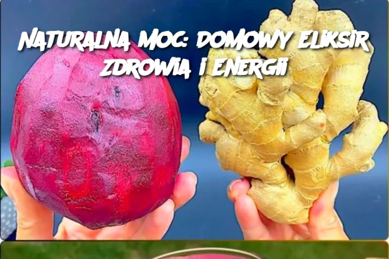 Naturalna Moc: Domowy Eliksir Zdrowia i Energii