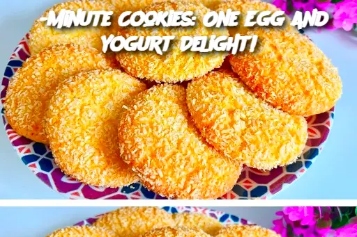 5-Minute Cookies: One Egg and Yogurt Delight!