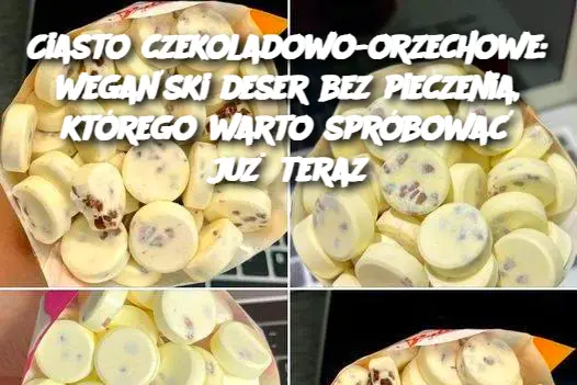 Ciasto czekoladowo-orzechowe: wegański deser bez pieczenia, którego warto spróbować już teraz