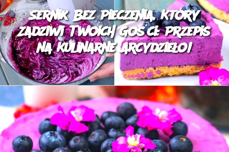 Sernik Bez Pieczenia, Który Zadziwi Twoich Gości: Przepis na Kulinarne Arcydzieło!