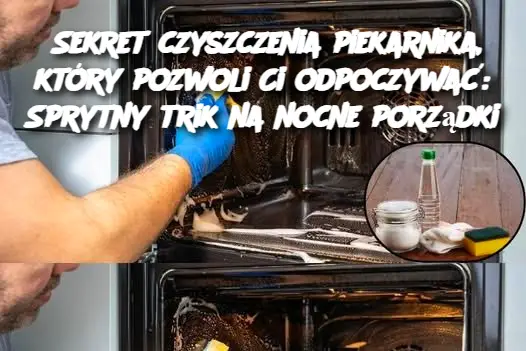 Sekret czyszczenia piekarnika, który pozwoli Ci odpoczywać: Sprytny trik na nocne porządki