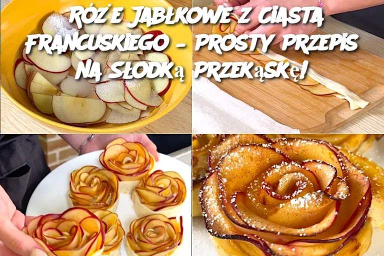 Róże Jabłkowe z Ciasta Francuskiego – Prosty Przepis na Słodką Przekąskę!