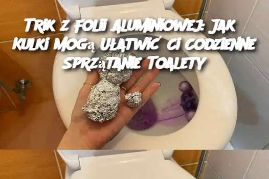 Trik z Folii Aluminiowej: Jak 3 Kulki mogą Ułatwić Ci Codzienne Sprzątanie Toalety