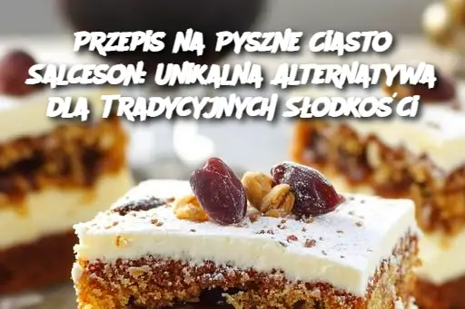 Przepis na Pyszne Ciasto Salceson: Unikalna Alternatywa dla Tradycyjnych Słodkości