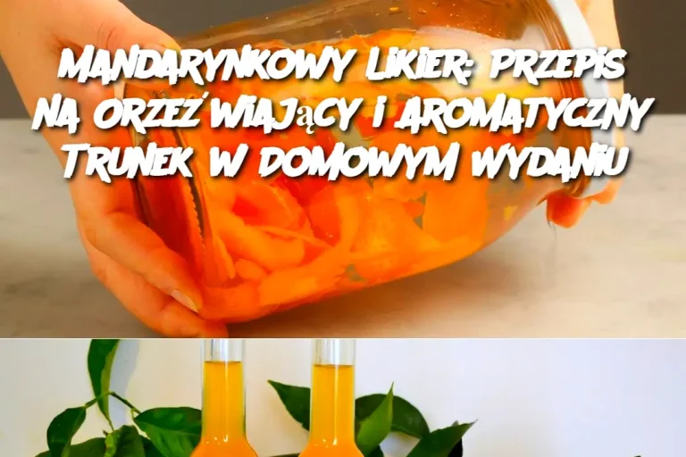 Mandarynkowy Likier: Przepis na Orzeźwiający i Aromatyczny Trunek w Domowym Wydaniu