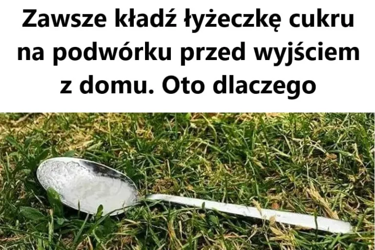 Sekret łyżeczki cukru na podwórku: Co kryje się za tym niecodziennym zwyczajem?