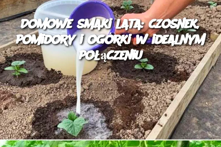 Domowe smaki lata: czosnek, pomidory i ogórki w idealnym połączeniu