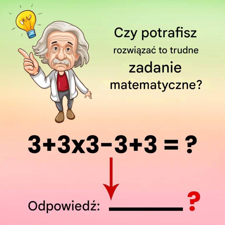 Prawie Nikt Nie Potrafi Znaleźć Właściwej Odpowiedzi!