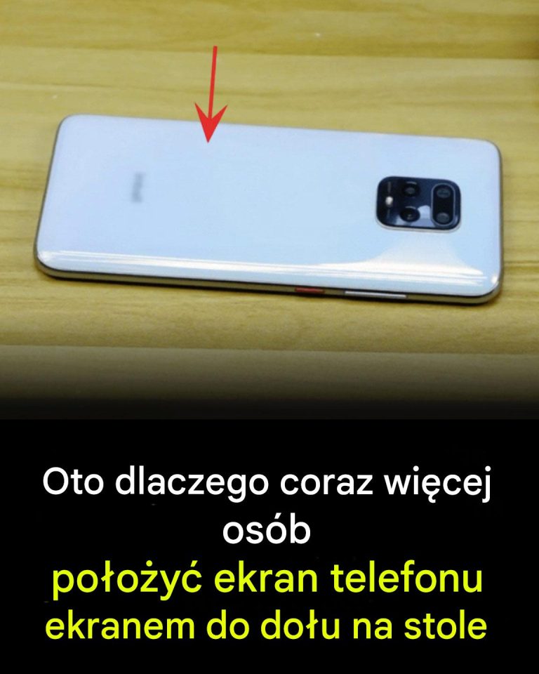 Oto dlaczego coraz więcej osób kładzie ekran swojego telefonu na stole