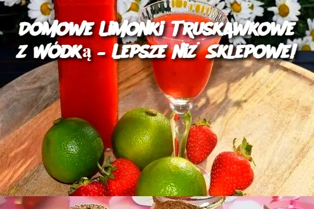 Domowe Limonki Truskawkowe z Wódką – Lepsze niż Sklepowe!