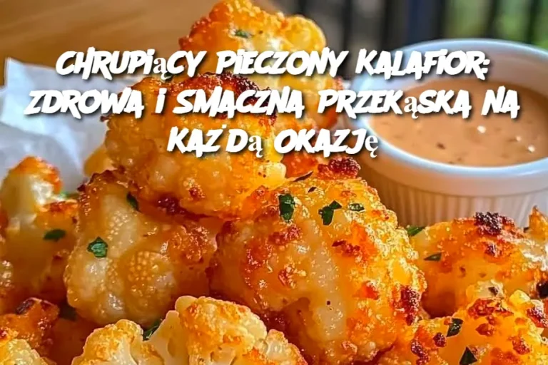 Chrupiący Pieczony Kalafior: Zdrowa i Smaczna Przekąska na Każdą Okazję